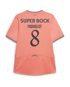 Porto Victor Froholdt #8 Maglia Gara Trasferta Repliche 2025-26 Maniche Corte Porto Victor Froholdt #8 Maglia Gara Trasferta Repliche 2025-26 Maniche Corte